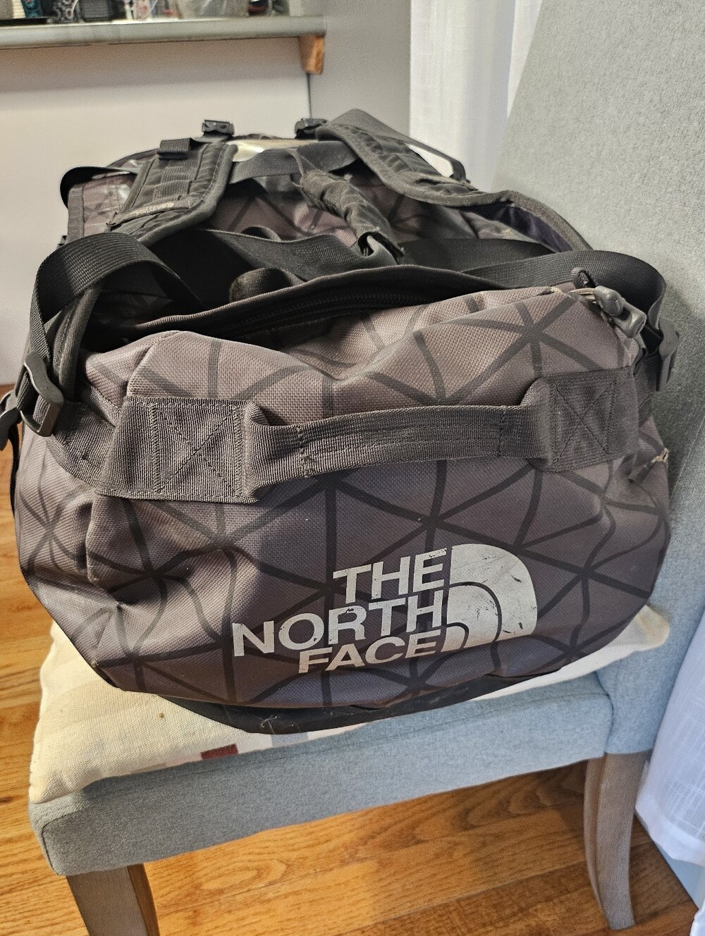 The North Face Men’s Charcoal Patterned Duffel Bag